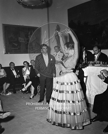 Carmen Sevilla en El Palacio de El Pardo