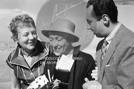 llegada de Gloria Swanson a Barajas
