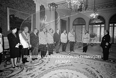 Audiencia al Consejo Provincial del Movimiento