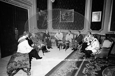 Audiencia al Secretario General del Movimiento y los Consejeros residentes en Barcelona