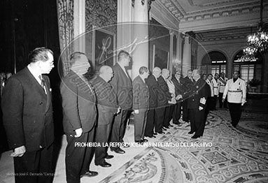 Audiencia a una Comisión de Mandos Sindicales