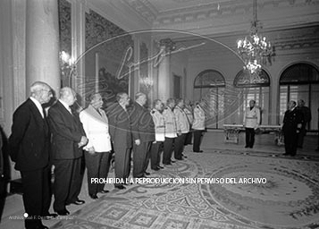 Audiencia a una Comisión de Mandos Sindicales