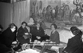 Audiencia a las Damas del Hogar de Barcelona