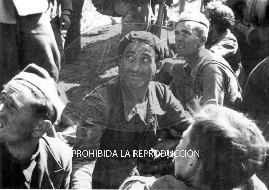Bernegoitia, gudaris prisioneros