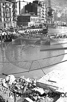 Entrada de los nacionales en Bilbao
