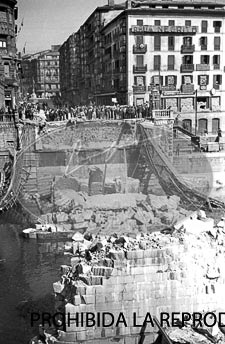 Entrada de los nacionales en Bilbao