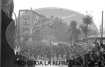 Entrada de los nacionales en Bilbao