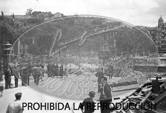 Entrada de los nacionales en Bilbao