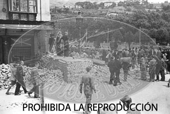 Entrada de los nacionales en Bilbao