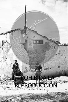 Brunete tomado por los nacionales