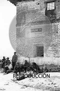 Brunete tomado por los nacionales