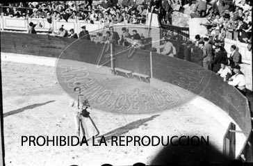 Corrida de Toros en San Sebastián. Manolo Bienvenida