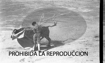 Corrida de Toros en San Sebastián. Manolo Bienvenida