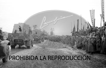 Condecoracion  a la Unidad Italiana Flechas Negras en Mérida