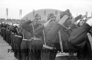 Imposición de la Cruz Laureada de San Fernando a Navarra
