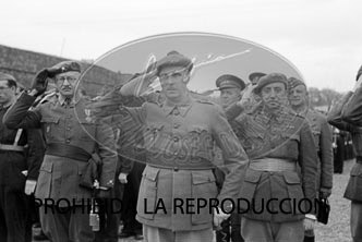 Imposición de la Cruz Laureada de San Fernando a Navarra