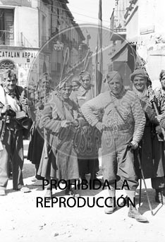 Toma de Caspe por los nacionales