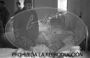 Franco visita el hospital de Burgos