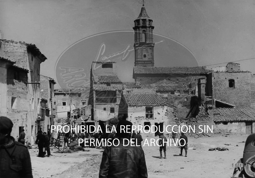 Entrada de los nacionales en Alcañíz
