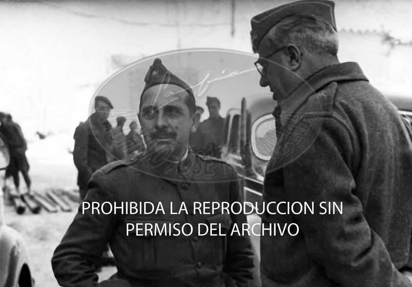 Entrada de los nacionales en Alcañíz