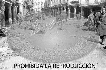 batalla de Teruel, calles de la ciudad