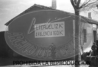 frente de Teruel, zona del General Aranda