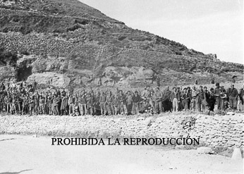 batalla de Teruel, prisioneros y material de guerra