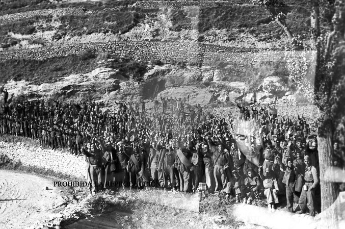 batalla de Teruel, prisioneros y material de guerra