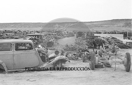 batalla de Teruel, prisioneros y material de guerra