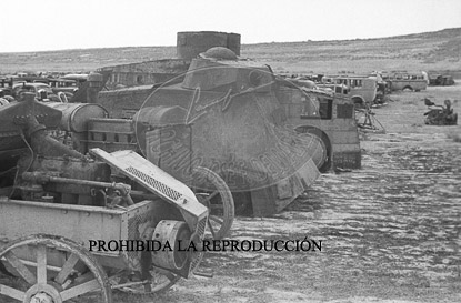 batalla de Teruel, prisioneros y material de guerra