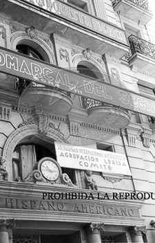Entrada de los nacionales en Lérida