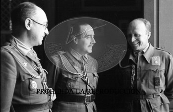 Franco en el centro de operaciones