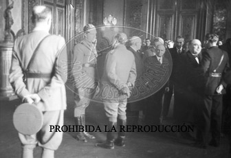 Inauguracion EAJ 101. Franco en el Campo de la Victoria