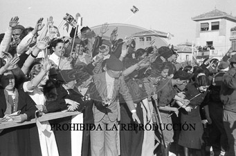 Inauguracion EAJ 101. Franco en el Campo de la Victoria