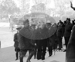 Inauguracion EAJ 101. Franco en el Campo de la Victoria