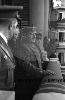 Inauguracion EAJ 101. Franco en el Campo de la Victoria
