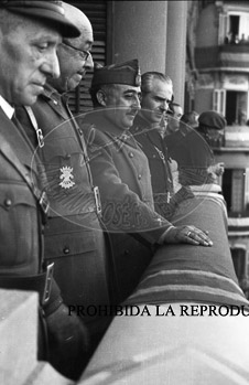 Inauguracion EAJ 101. Franco en el Campo de la Victoria