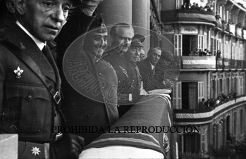 Inauguracion EAJ 101. Franco en el Campo de la Victoria