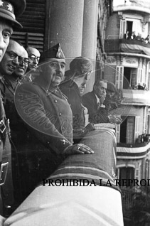 Inauguracion EAJ 101. Franco en el Campo de la Victoria