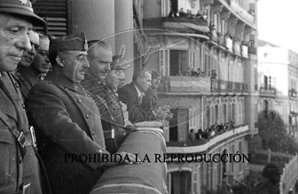 Inauguracion EAJ 101. Franco en el Campo de la Victoria