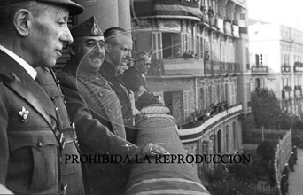 Inauguracion EAJ 101. Franco en el Campo de la Victoria