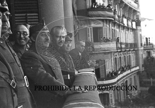 Inauguracion EAJ 101. Franco en el Campo de la Victoria