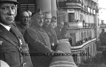 Inauguracion EAJ 101. Franco en el Campo de la Victoria