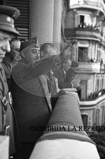 Inauguracion EAJ 101. Franco en el Campo de la Victoria