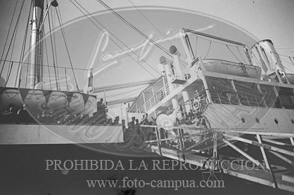 Despedida de los italianos en Cádiz