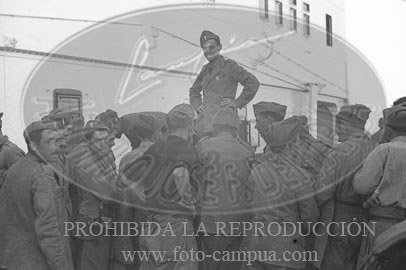 Despedida de los italianos en Cádiz