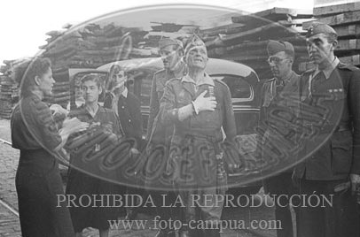 Despedida de los italianos en Cádiz
