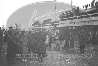 Despedida de los italianos en Cádiz