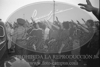 Despedida de los italianos en Cádiz