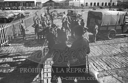 Despedida de los italianos en Cádiz